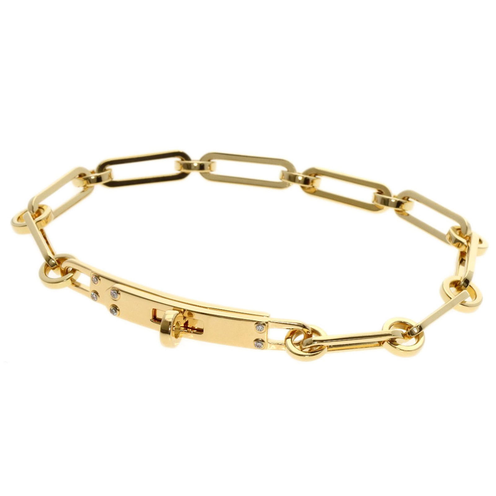 18K Yellow Gold Hermes Charm Bracelet (1 of 10)