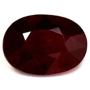 Loose Ruby Gemstone 1.66ct Red SI - Oval: Loose Ruby Gemstone 1.66ct Red SI - Oval Loose ruby gemstone weighing 1.66ct, red color with SI clarity and heated treatment, shaped as an oval and measuring 8.15L x 6.07W. Item Specifics: Type: Ruby