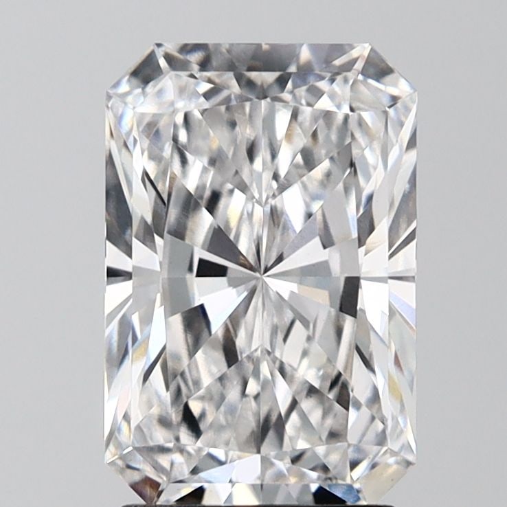 Loose Lab Diamond 2.56ct D VS1 - IGI Radiant: Loose Lab Diamond 2.56ct D VS1 - IGI Radiant Loose lab-created diamond weighing 2.56ct with D color and VS1 clarity, certified IGI, measuring 9.94L x 6.6W x 4.51H. Item Specifics: Source: This Is A