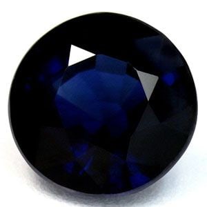 Loose Sapphire Gemstone 1.16ct Blue SI - Round (1 of 1)
