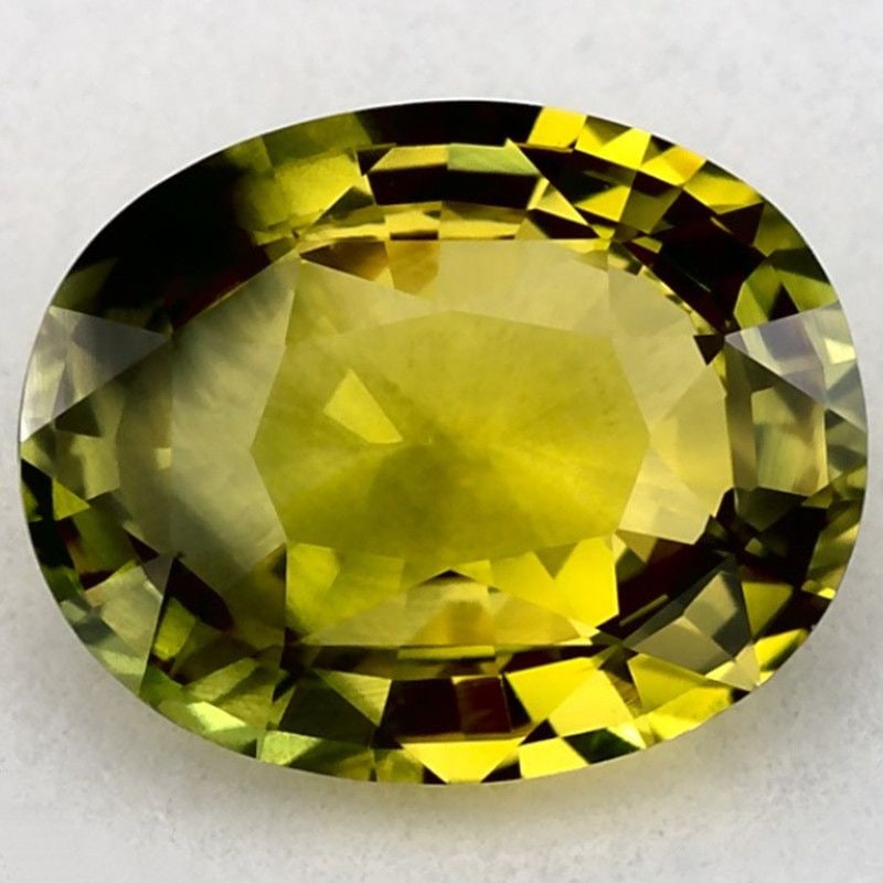 Loose Sapphire Gemstone Oval 1.63ct Green EC (1 of 1)