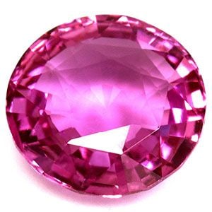 Loose Sapphire Gemstone 2.59ct Round Pink SI GIA (1 of 1)