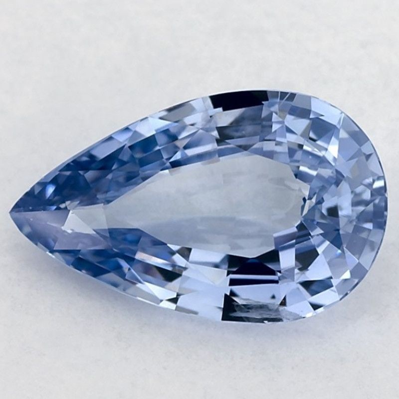 Loose Sapphire Gemstone 1.8ct Blue EC - Pear: Loose Sapphire Gemstone 1.8ct Blue EC - Pear Loose blue sapphire gemstone weighing 1.8ct, faceted with enhanced clarity, measuring 10.02L x 6.16W, without certification. Item Specifics: Type: