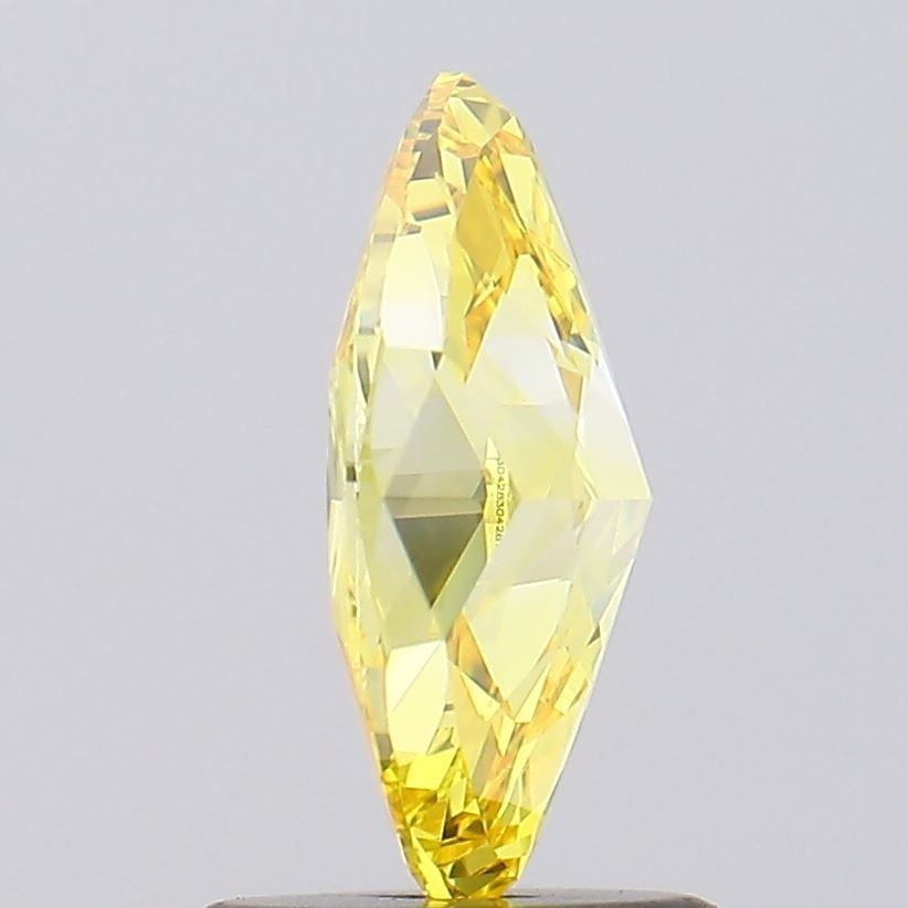 Loose Lab Diamond 1.14ct Fancy Vivid Yellow VVS2 - IGI Marquise: Loose Lab Diamond 1.14ct Fancy Vivid Yellow VVS2 - IGI Marquise Loose lab-grown 1.14ct Fancy Vivid Yellow VVS2 diamond, marquise cut, certified by IGI, with excellent polish and symmetry. Item
