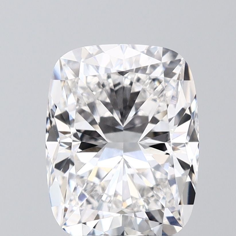 Loose Lab Diamond IGI Cushion Modified 3.07ct D VVS2: Loose Lab Diamond IGI Cushion Modified 3.07ct D VVS2 Loose lab diamond (IGI certified) with an emerald cut, weighing 2.09ct, color F, VVS2 clarity, measuring 8.56L x 6.0W x 4.11H, grown in a lab. 