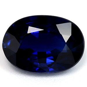Loose Sapphire Gemstone Oval 1.07ct Blue EC: Loose Sapphire Gemstone Oval 1.07ct Blue EC A loose oval sapphire gemstone weighing 1.07ct, featuring a faceted cut in intense blue with EC clarity, measuring 6.98mm x 4.97mm. Item Specifics: Type: