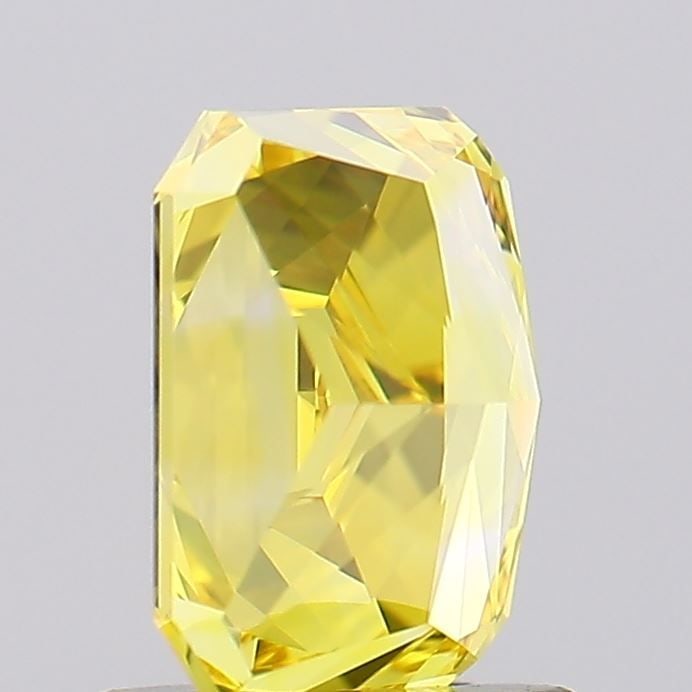 Loose Lab Diamond IGI Radiant 1.02ct Fancy Vivid Yellow VVS1: Loose Lab Diamond IGI Radiant 1.02ct Fancy Vivid Yellow VVS1 This is a 1.02ct Loose Lab Diamond, IGI-certified, with a fancy vivid yellow color, VVS1 clarity, and dimensions of 6.53L x 5.01W x 3.27H.