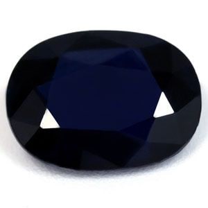 Loose Sapphire Gemstone Cushion 1.39ct Blue SI: Loose Sapphire Gemstone Cushion 1.39ct Blue SI Loose Cushion Sapphire gemstone of 1.39ct, featuring an intense blue color and SI clarity, treated by heating. Not certified. Item Specifics: Type: