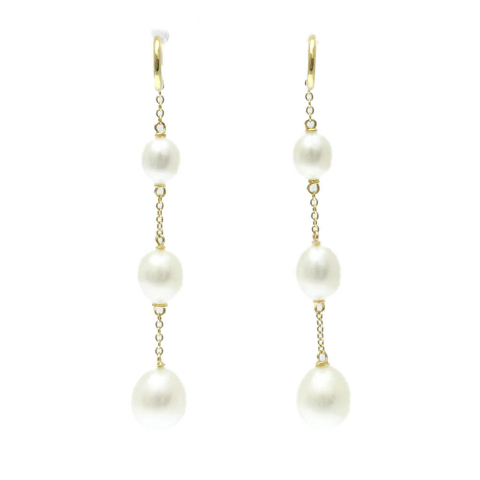Yellow Gold (18K) Tiffany Drop Earrings (1 of 9)