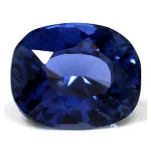 Loose Sapphire Gemstone Cushion 1.39ct Blue SI: Loose Sapphire Gemstone Cushion 1.39ct Blue SI Loose sapphire gemstone weighing 1.39ct in an intense blue shade with SI clarity, faceted cut, and no treatment. Measurements are 6.76L x 5.61W mm. 