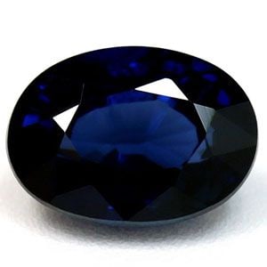 Loose Sapphire Gemstone Oval 1.28ct Blue SI (1 of 1)