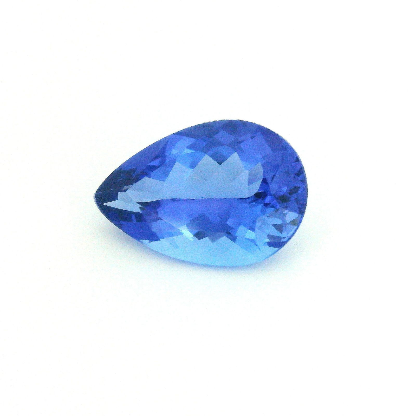 Loose Tanzanite Gemstone GSI Pear 4.23ct Blue EC (1 of 1)