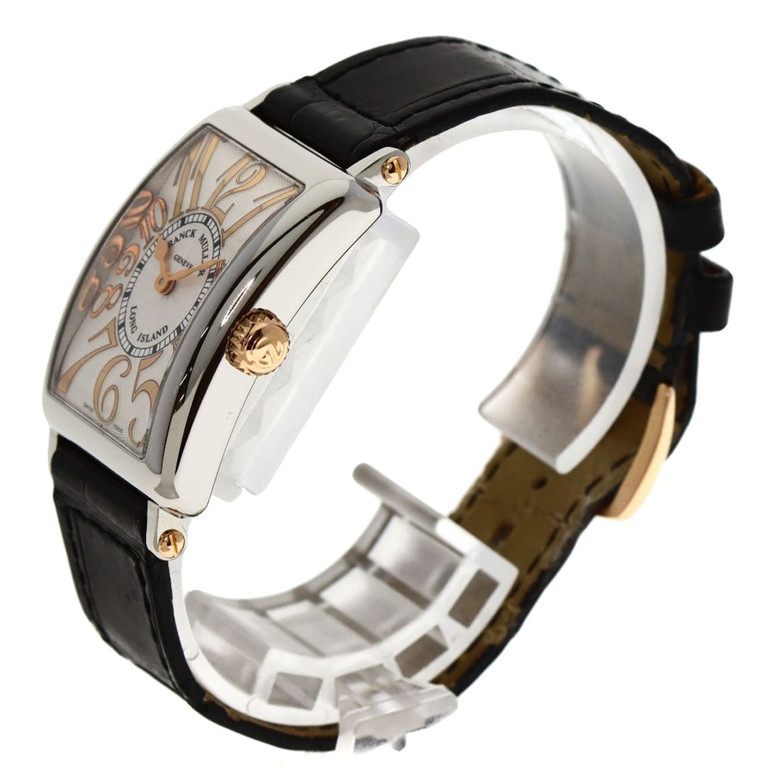 FRANCK MULLER Long Island 902QZRELSTG Stainless Steel/ Leather Watches - 2