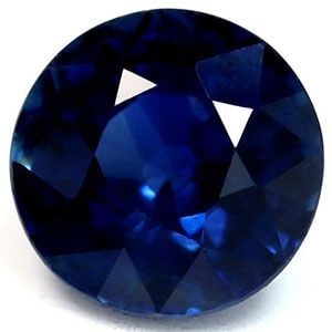 Loose Round Sapphire Gemstone 1.59ct Blue SI (1 of 1)