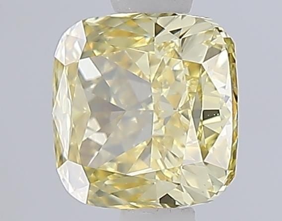 Loose Lab Diamond IGI Cushion Modified 1.09ct Fancy Vivid Yellow VVS2: Loose Lab Diamond IGI Cushion Modified 1.09ct Fancy Vivid Yellow VVS2 Loose Lab Diamond, IGI certified, 1.09ct, Cushion modified cut, Fancy Vivid Yellow, VVS2 clarity with excellent polish and