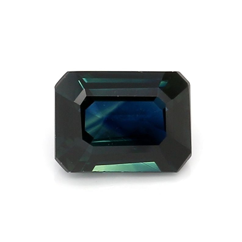 Loose Sapphire Gemstone 1.76ct Blue EC - Emerald: Loose Sapphire Gemstone 1.76ct Blue EC - Emerald Loose Sapphire Gemstone, 1.76ct, faceted blue color, clarity EC, heated treatment, with measurements of 7.88mm x 5.87mm. Item Specifics: Type: