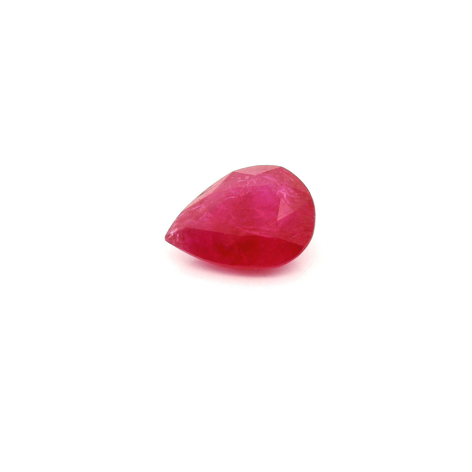 Loose Ruby Gemstone 1.34ct Red MI - GSI Pear (1 of 1)