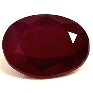 Loose Ruby Gemstone GIA Oval 1.95ct Red SI: Loose Ruby Gemstone GIA Oval 1.95ct Red SI A GIA certified 1.95ct oval red ruby gemstone with SI clarity, exhibiting deep red color and faceted cut, measuring 8.8mm x 6.54mm. Item Specifics: Type: