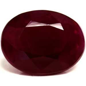 Loose Ruby Gemstone GIA Oval 4.46ct Red SI (1 of 1)