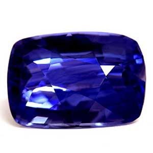 Loose Sapphire Gemstone GIA Cushion 4.14ct Blue EC: Loose Sapphire Gemstone GIA Cushion 4.14ct Blue EC Loose Sapphire Gemstone (4.14ct, Blue color, EC clarity) with GIA certification, featuring a vivid blue cushion cut and measuring 11.05L x 7.79W. 