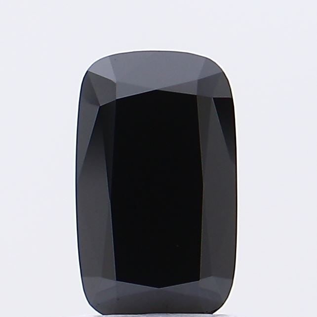 Loose Lab Diamond Cushion Brilliant 1.03ct Fancy Dark Black VS1: Loose Lab Diamond Cushion Brilliant 1.03ct Fancy Dark Black VS1 Loose lab-grown diamond, 1.03ct, Fancy Dark Black color, VS1 clarity, with dimensions of 7.61L x 4.5W x 3.18H, no certification