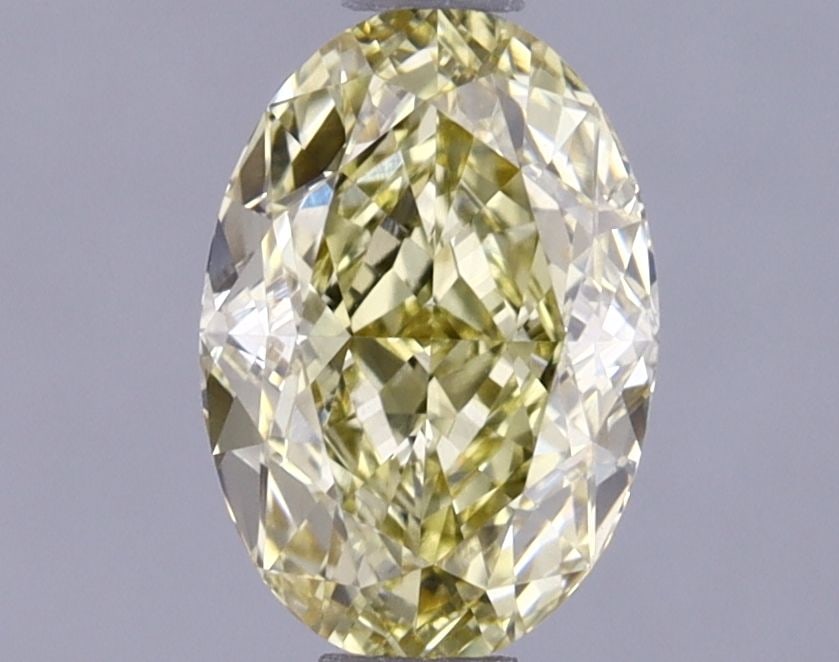 Loose Lab Diamond IGI Oval 1.05ct Fancy Intense Yellow VS2: Loose Lab Diamond IGI Oval 1.05ct Fancy Intense Yellow VS2 Loose lab-grown diamond, 1.05ct, Fancy Intense Yellow color, VS2 clarity, certified by IGI, dimensions are 7.63L x 5.28W x 3.39H. Item