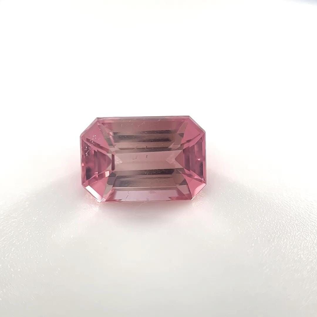 Loose Tourmaline Gemstone 2.97ct Pink SI - Emerald (1 of 1)