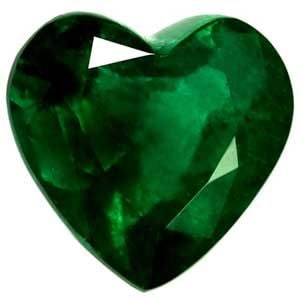 Loose Emerald Gemstone GIA Heart 2.22ct Green SI: Loose Emerald Gemstone GIA Heart 2.22ct Green SI Loose lab diamond weighing 1.22ct with a radiant cut, E color, VVS2 clarity, and IGI certification; measures 7.62L x 5.37W x 3.59H mm. Item Specifics: