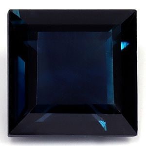 Loose Sapphire Gemstone Square 1.36ct Blue EC (1 of 1)
