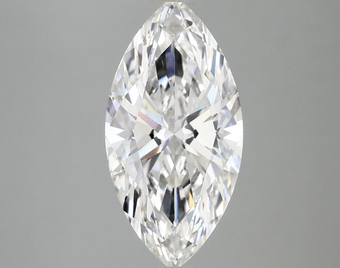 Loose IGI Marquise 2.58ct E VS1 Lab Diamond: Loose IGI Marquise 2.58ct E VS1 Lab Diamond Loose lab-grown diamond weighing 2.58ct in E color with VS1 clarity, certified by IGI. Features excellent polish and symmetry, measuring 14.36L x 7.19W x 4.