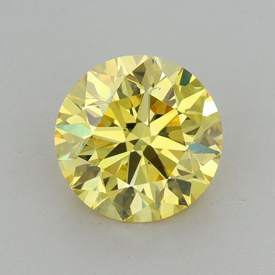 Loose Lab Diamond IGI 1.55ct Fancy Vivid Yellow VS1 Round: Loose Lab Diamond IGI 1.55ct Fancy Vivid Yellow VS1 Round Loose lab diamond weighing 1.55ct with a fancy vivid yellow color and VS1 clarity, certified by IGI. Item Specifics: Source: This Is A Real