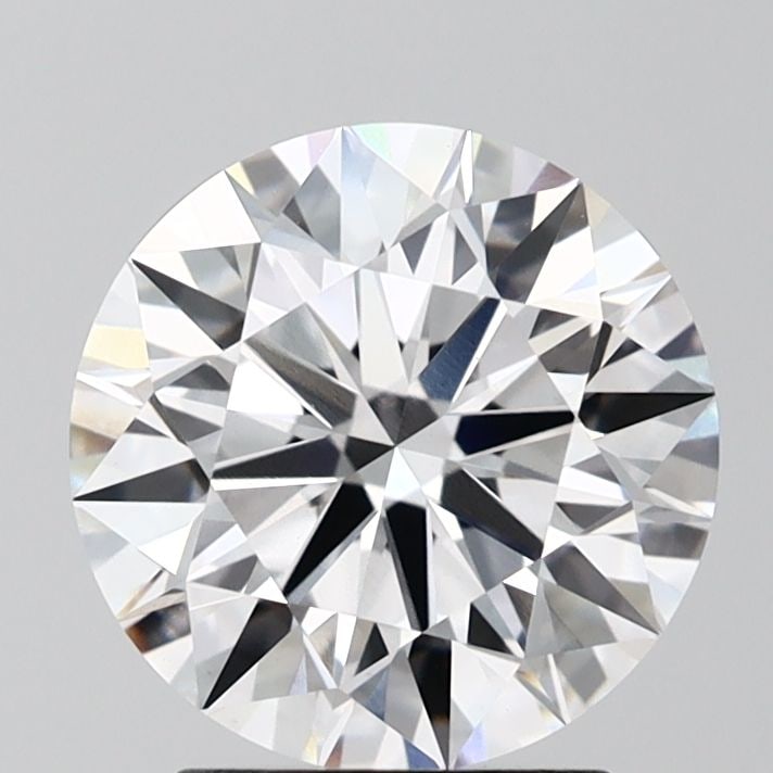 Ideal Loose Lab Diamond IGI Round 2.57ct E VS1: Ideal Loose Lab Diamond IGI Round 2.57ct E VS1 Ideal Loose Lab Diamond, IGI certified, weighing 2.57 carats with an E color grade and VS1 clarity. It features excellent polish and symmetry with measur