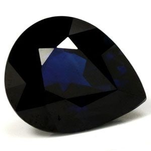 Loose Sapphire Gemstone Pear 3.97ct Blue SI: Loose Sapphire Gemstone Pear 3.97ct Blue SI Loose 3.97ct faceted Blue Sapphire gemstone with heated treatment, SI clarity, measuring 10.96L x 9.02W. Certification: NONE. Item Specifics: Type: Sapphire