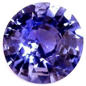 Loose Blue Sapphire Gemstone 1.13ct SI Round: Loose Blue Sapphire Gemstone 1.13ct SI Round Loose blue sapphire gemstone weighing 1.13ct, faceted with SI clarity and heated treatment, measuring 6.45L x 6.27W; certification not available. Item