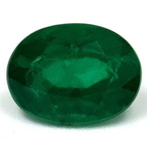 Loose Emerald Gemstone Oval 1.41ct Green SI (1 of 1)