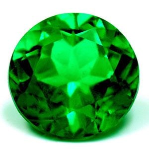 Loose Emerald Gemstone 3.4ct Round Green SI - GIA: Loose Emerald Gemstone 3.4ct Round Green SI - GIA Loose Emerald gemstone weighing 3.4ct with a round cut, intense green color, SI clarity, and GIA certification, measuring 9.65L x 9.38W. Item