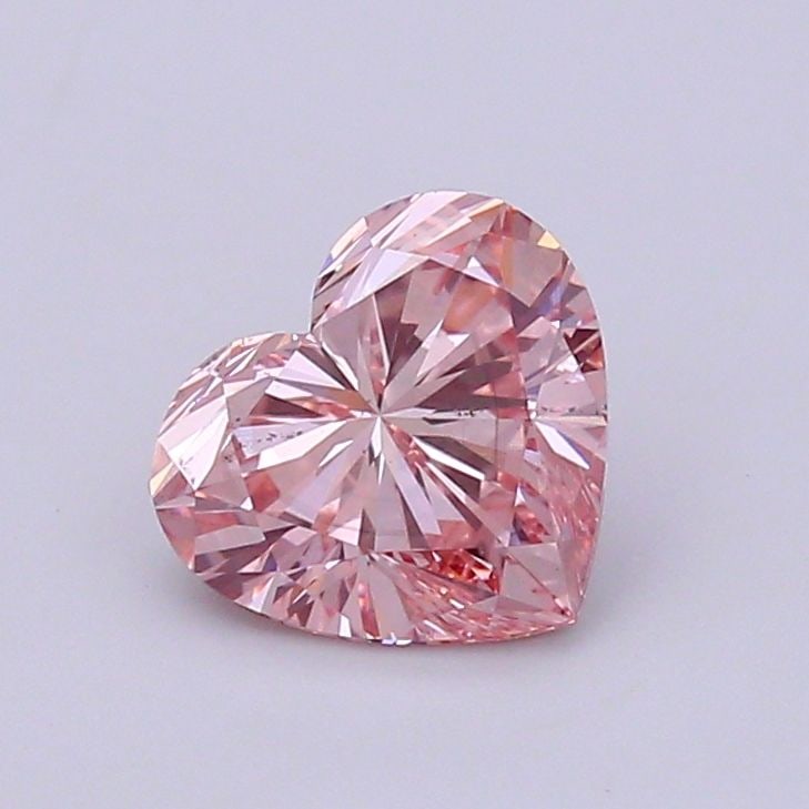 Loose Lab Diamond IGI Heart 2.01ct Fancy Intense Brownish Pink SI1: Loose Lab Diamond IGI Heart 2.01ct Fancy Intense Brownish Pink SI1 Loose Lab Diamond, IGI certified, weighing 2.01ct in a heart shape, fancy intense brownish pink color, SI1 clarity, with measurements