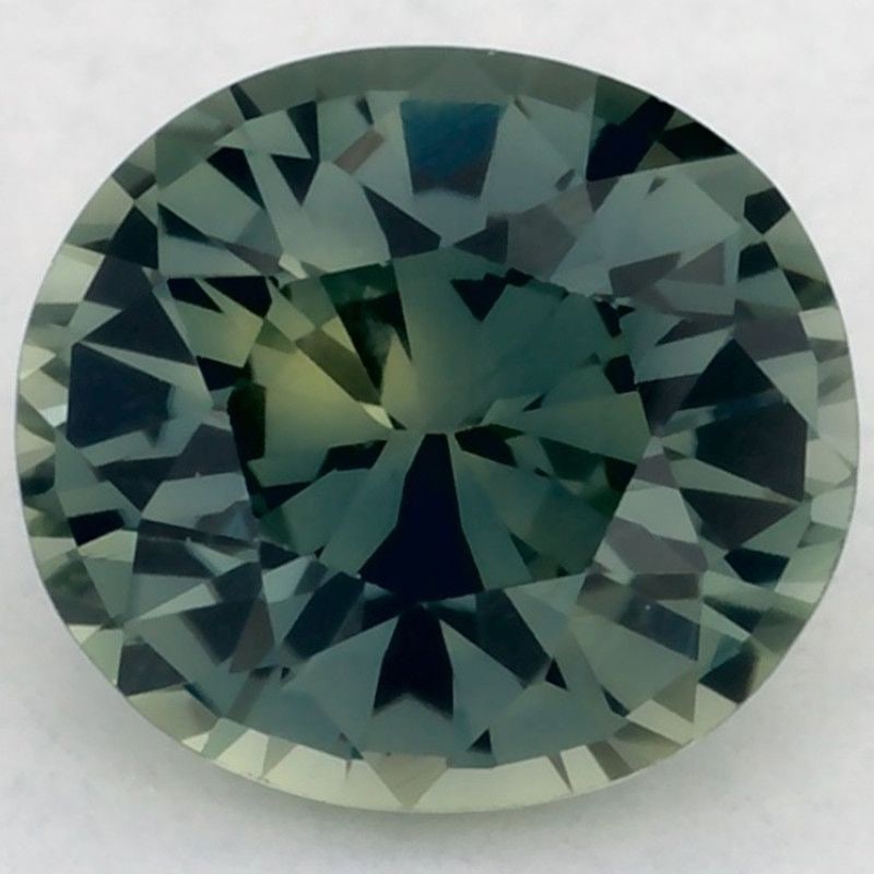 Loose Sapphire Gemstone 1.12ct Green EC - Oval (1 of 1)