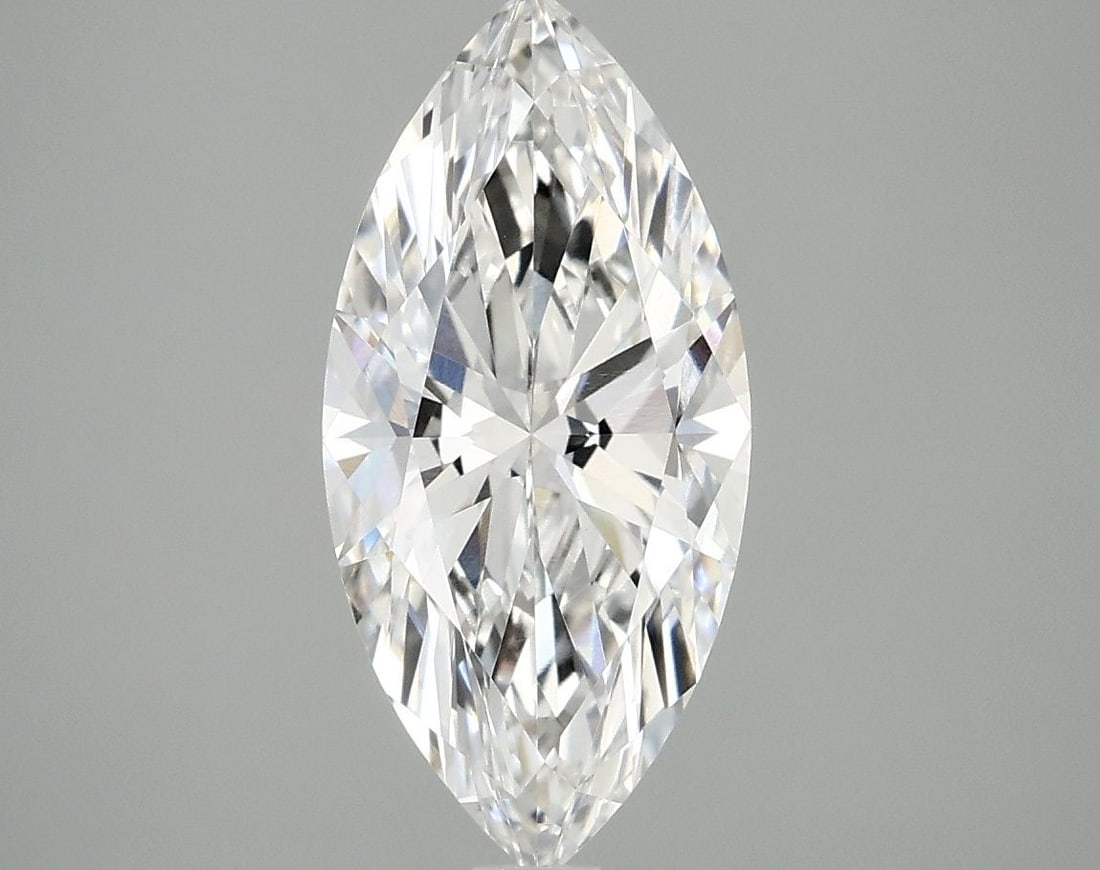 Loose Lab Diamond IGI Marquise 2.09ct E VVS1: Loose Lab Diamond IGI Marquise 2.09ct E VVS1 This loose lab diamond weighs 2.09ct with color E and clarity VVS1, showcasing excellent polish and symmetry. IGI certified, it measures 13.78L x 6.59W x
