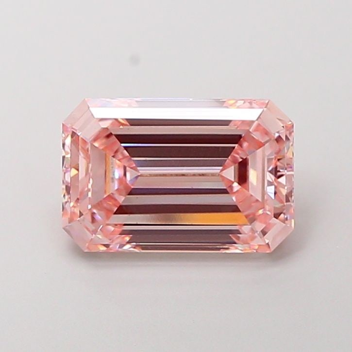 Loose Lab Diamond IGI Emerald 4.01ct Fancy Intense Pink VS2: Loose Lab Diamond IGI Emerald 4.01ct Fancy Intense Pink VS2 Loose lab-grown diamond, 4.01ct, Fancy Intense Pink, VS2 clarity, with IGI certification, measuring 11.28 x 7.47 x 4.96mm. Item Specifics: