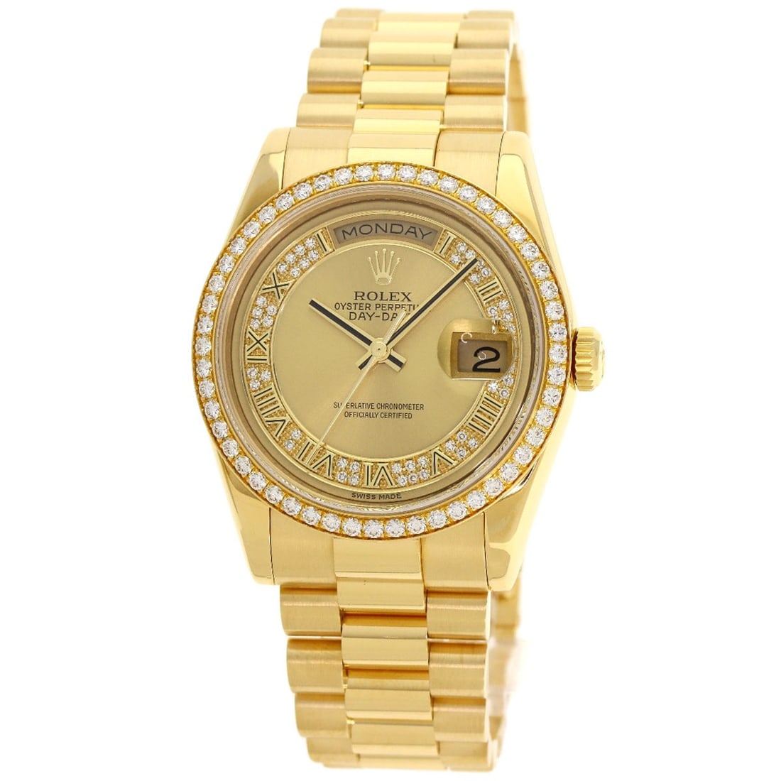 Gold ROLEX Day date Watches 118348 K18 Yellow Gold/ 18K Yellow (1 of 20)