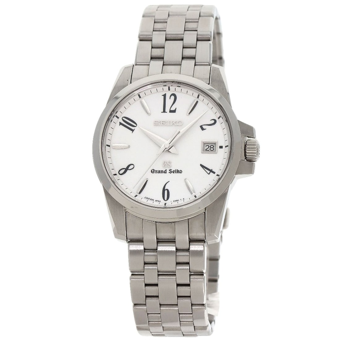 SEIKO Grand Seiko SBGX051 Round Face Watches Stainless Steel: SEIKO Grand Seiko SBGX051 Round Face Watches Stainless Steel SEIKO Grand Seiko SBGX051 wristwatch with a round face, stainless steel construction, analog display, and quartz movement; exterior color i