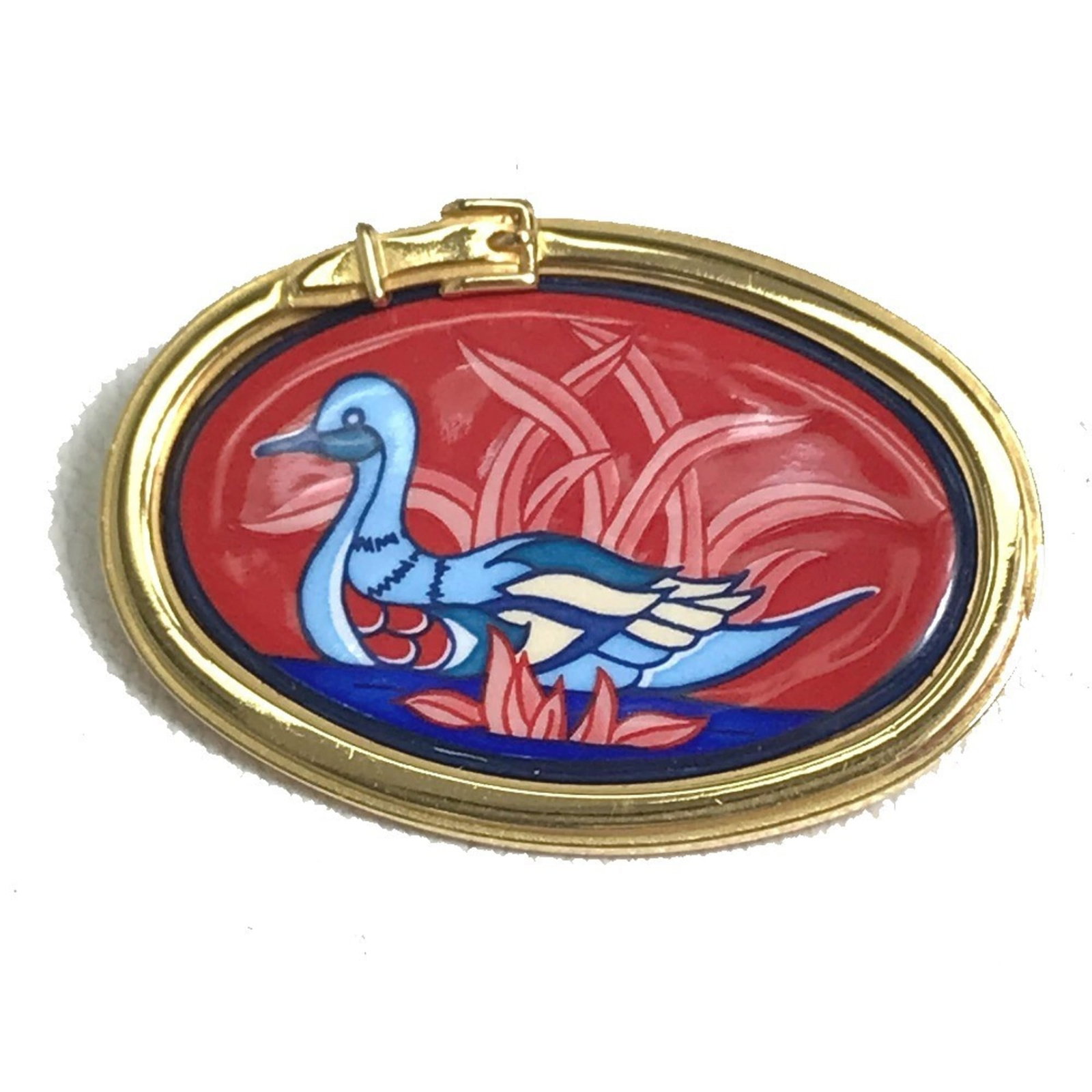 Gold Plating Hermes Brooch (1 of 7)