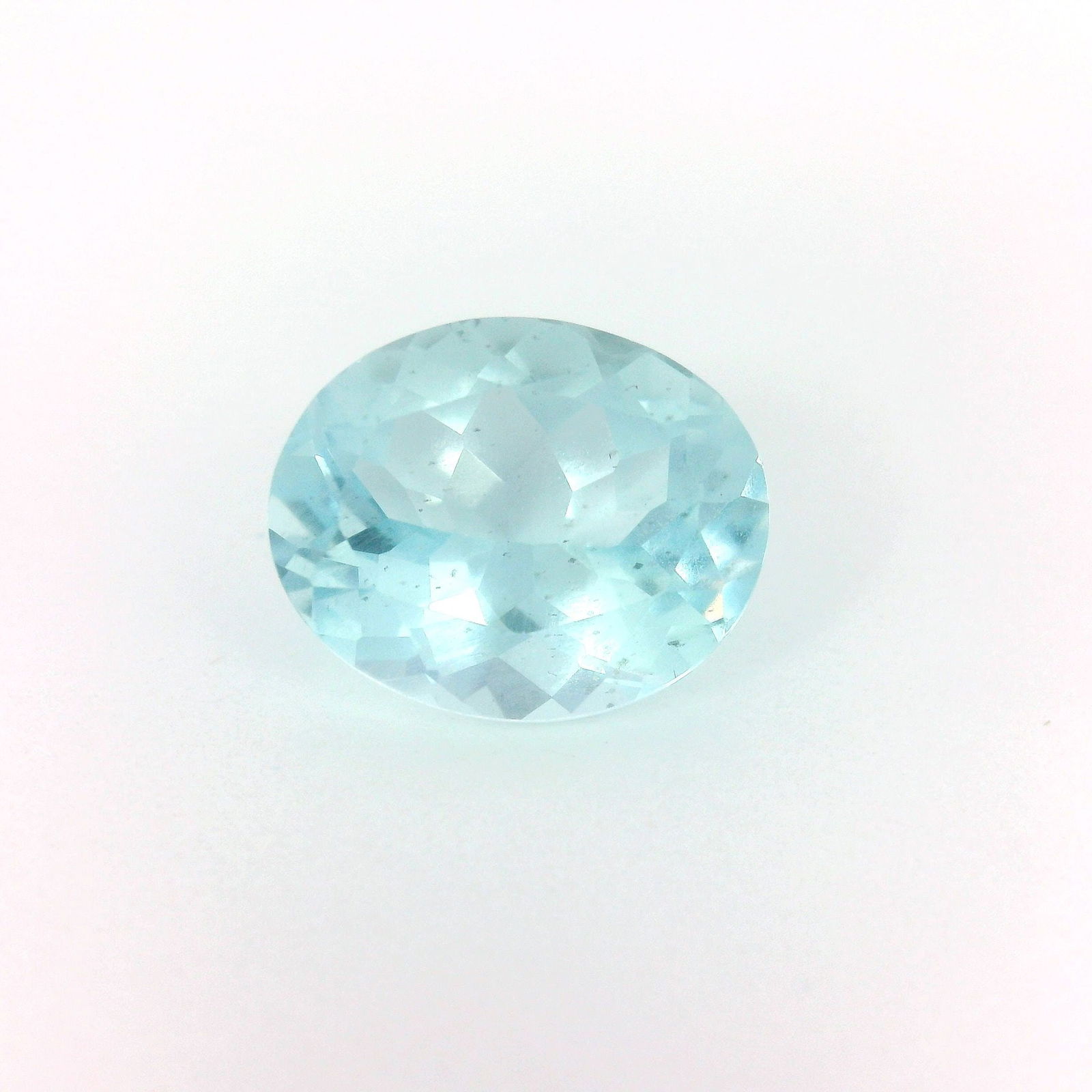 Loose Aquamarine Gemstone 3.62ct Blue SI - GSI Oval (1 of 1)