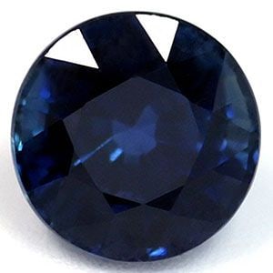 Loose Sapphire Gemstone 1.39ct Blue SI - GIA Round (1 of 1)