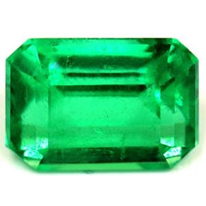 Loose Emerald Gemstone GIA Emerald 1.61ct Green SI: Loose Emerald Gemstone GIA Emerald 1.61ct Green SI Loose Emerald Gemstone GIA Emerald 1.61ct Green SI, faceted with a vivid green color, measuring 7.9L x 5.8W, certified by GIA. Item Specifics: Type: