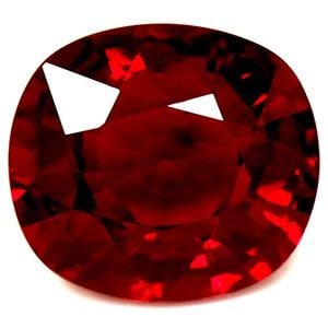 Loose Ruby Gemstone GIA Cushion 2.23ct Red SI: Loose Ruby Gemstone GIA Cushion 2.23ct Red SI Ruby gemstone weighing 2.23ct, cushion cut, pigeon blood red color, clarity SI, treated by heating, certified by GIA. Item Specifics: Type: Ruby Carat: 2.