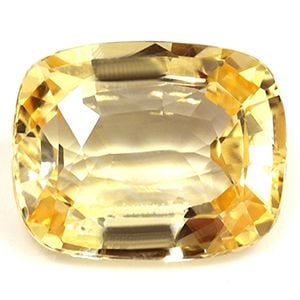 Loose Sapphire Gemstone 2.49ct Yellow SI - GIA Cushion: Loose Sapphire Gemstone 2.49ct Yellow SI - GIA Cushion Loose yellow sapphire gemstone weighing 2.49 carats, faceted cushion cut, with SI clarity and vivid yellow color, certified by GIA. Item Specific