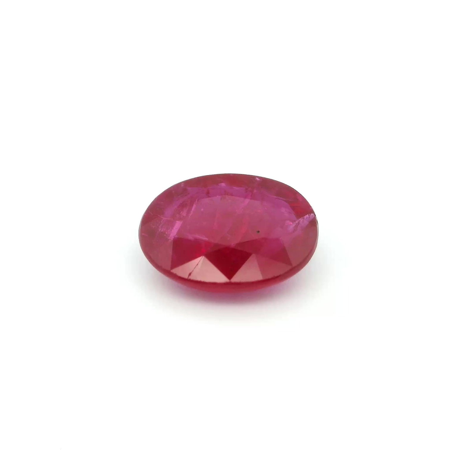 Loose Ruby Gemstone 2.69ct Oval Red SI (1 of 1)
