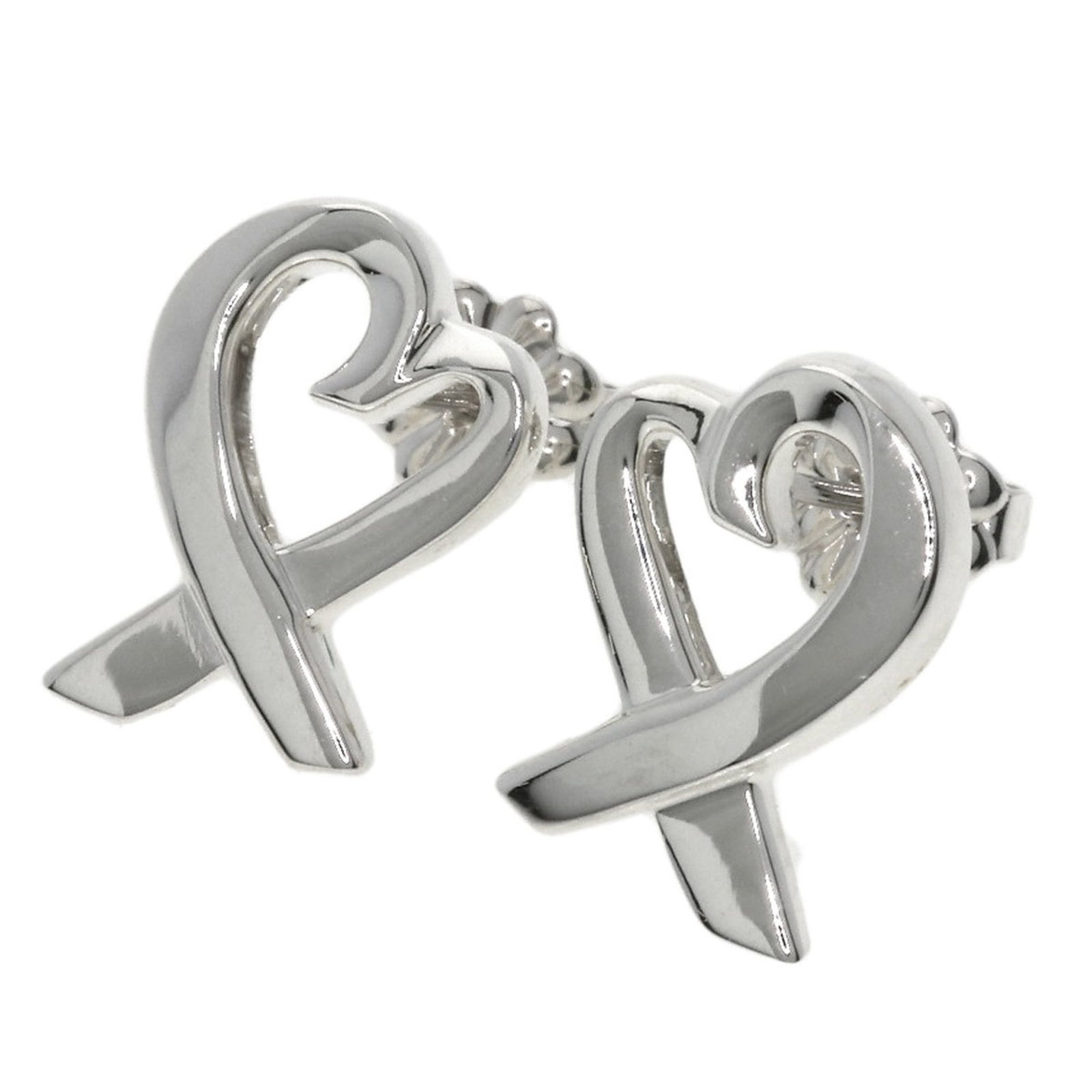 Silver Tiffany Stud Earrings (1 of 7)